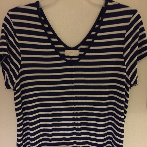 Cupio Tops - Blush Stripped Top. Size Medium